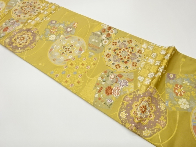 JAPANESE FUKURO OBI / WOVEN JIGAMI PATTERN